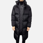 Herren Steppmantel mit Kapuze