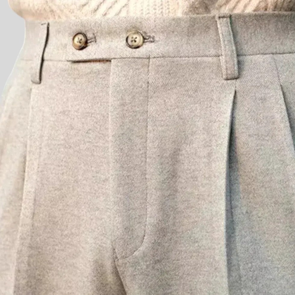 Herren Stoffhose mit weiter Passform