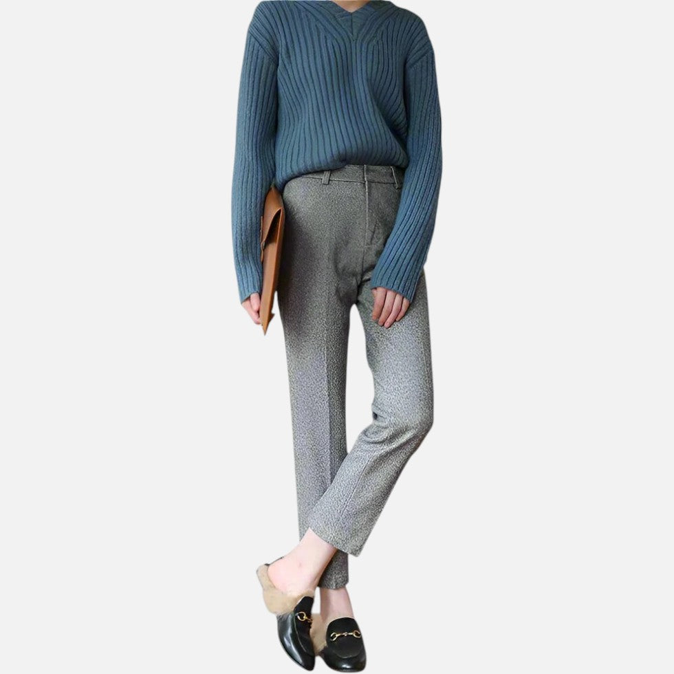 Wollhose mit geradem Schnitt