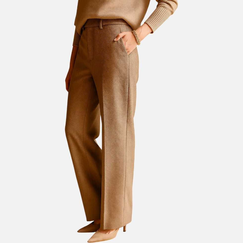 Wollhose mit geradem Schnitt