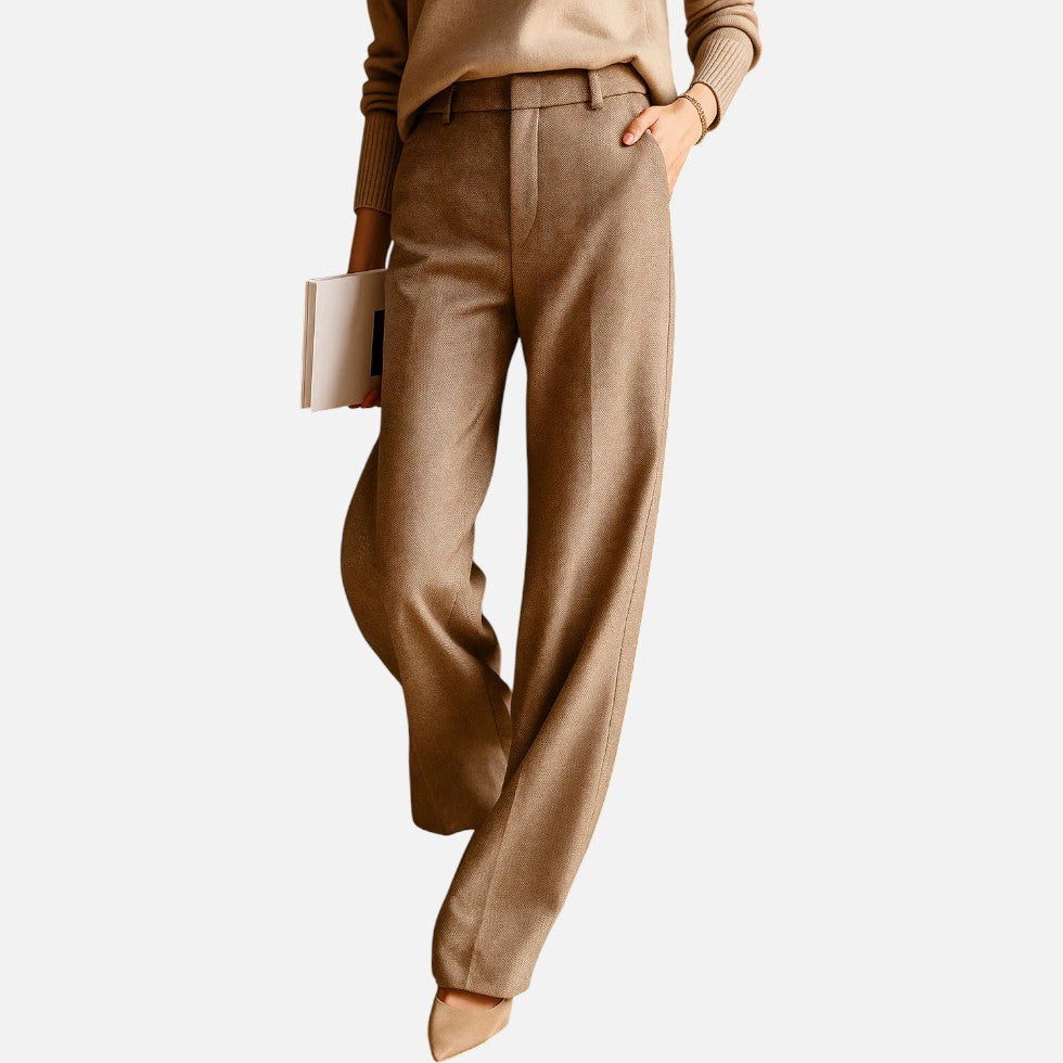 Wollhose mit geradem Schnitt