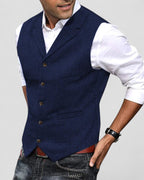 Elegante Anzugweste mit Knopfleiste für Herren