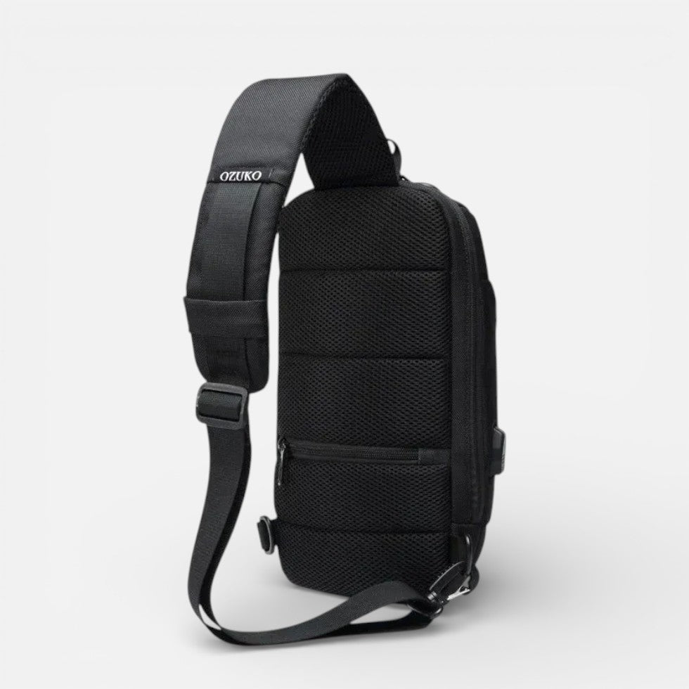 Kompakte Umhängetasche mit Einzelfach und Schultergurt