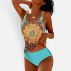 Tankini Set mit Ornamentmuster