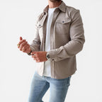 Overshirt skjortejakke med brystlommer