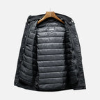 Denim jacket with hood and removable vest