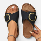 Orthopedic Slippers Buckle Open Toe