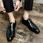 Herren Businessschuhe mit Schnalle