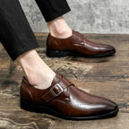 Herren Businessschuhe mit Schnalle