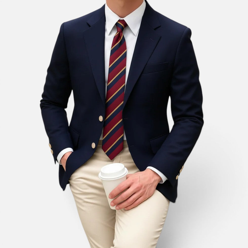 Herreblazer klassisk snit