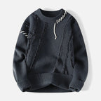 Unisex Strickpullover mit strukturierter Oberfläche