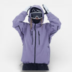 Damen Skijacke mit Kapuze und Reißverschlusstaschen