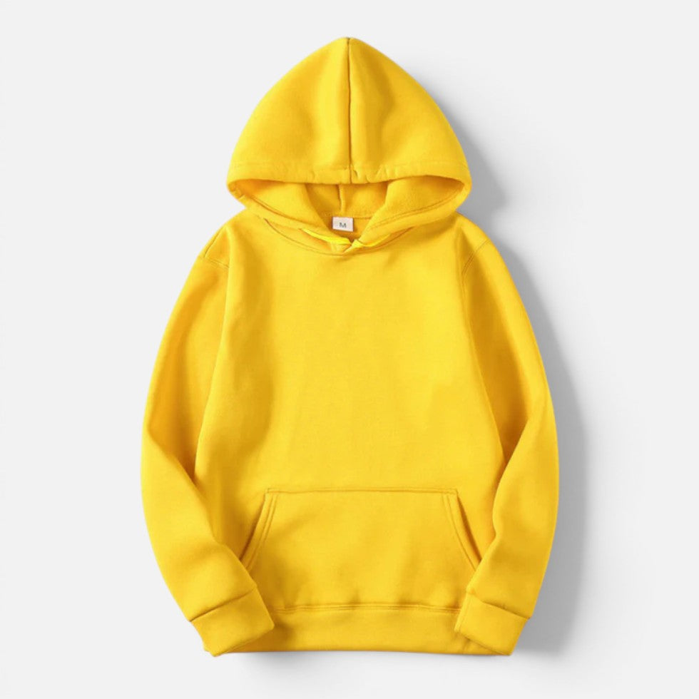 Oversized Hoodie mit Kapuze und Kängurutasche