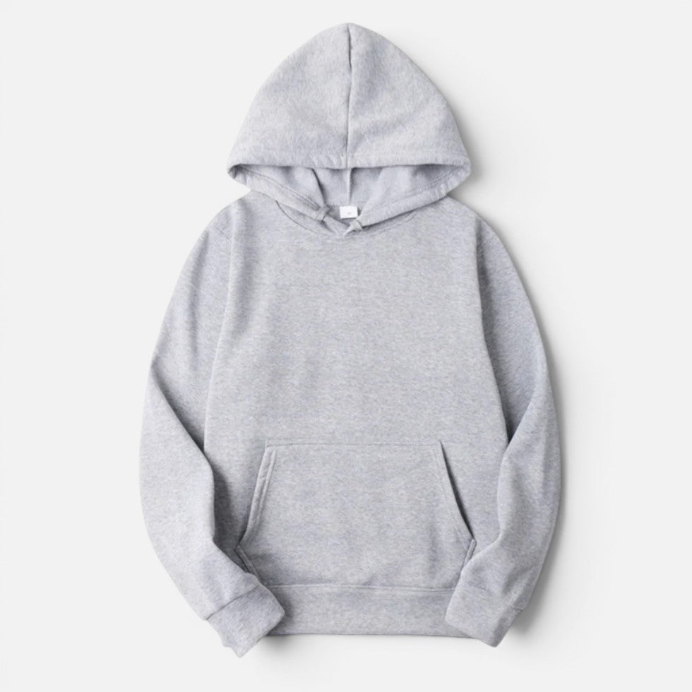 Oversized Hoodie mit Kapuze und Kängurutasche
