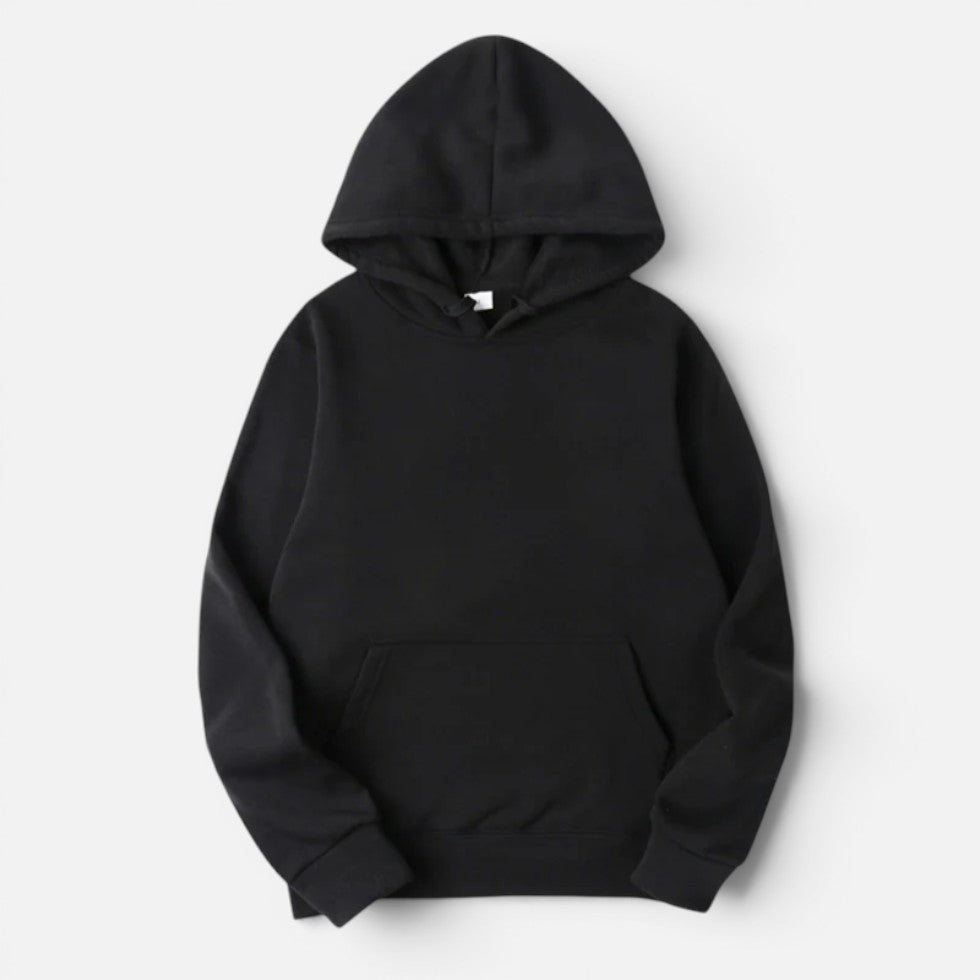 Oversized Hoodie mit Kapuze und Kängurutasche