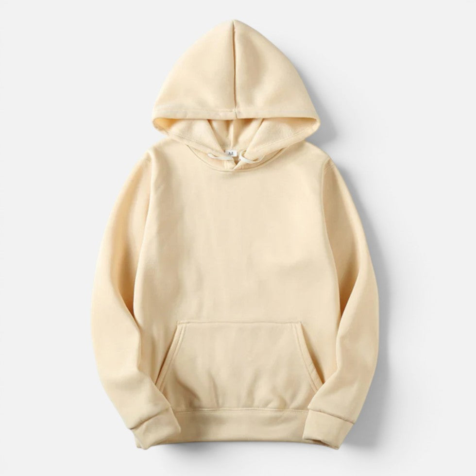 Oversized Hoodie mit Kapuze und Kängurutasche