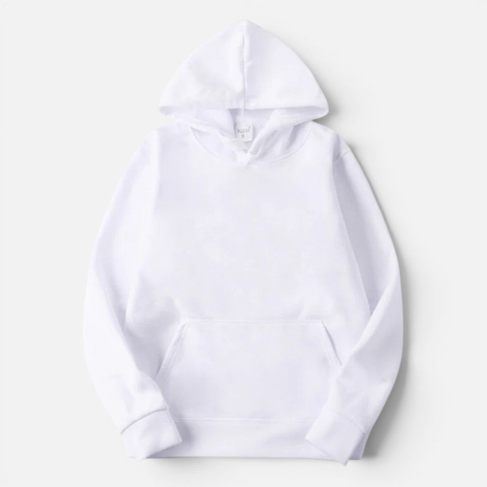 Oversized Hoodie mit Kapuze und Kängurutasche