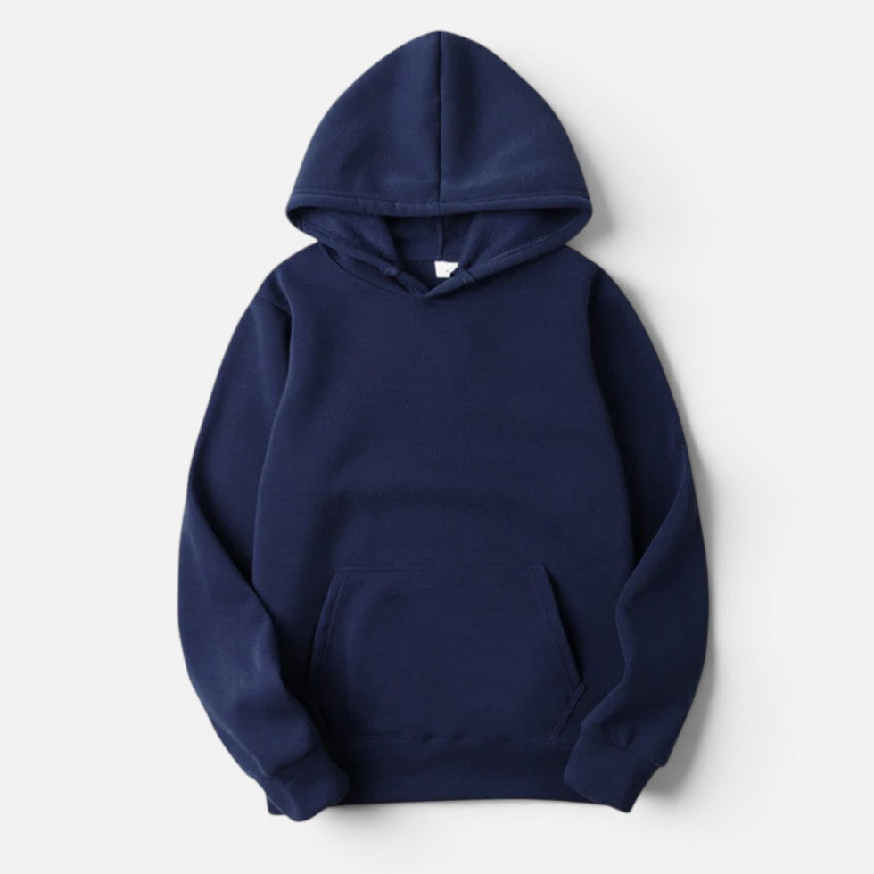 Oversized Hoodie mit Kapuze und Kängurutasche