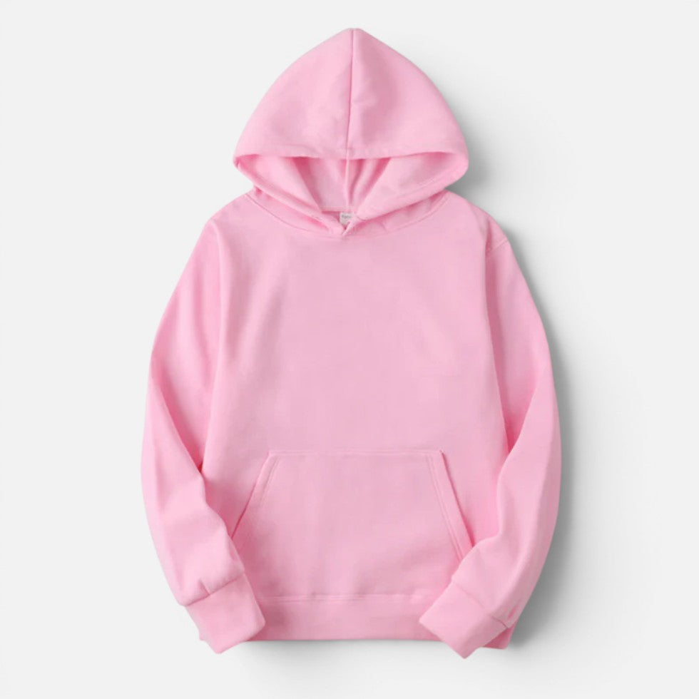 Oversized Hoodie mit Kapuze und Kängurutasche