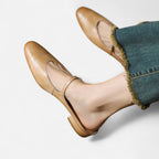 Mules mit Riemchen und spitzer Zehenpartie für Damen