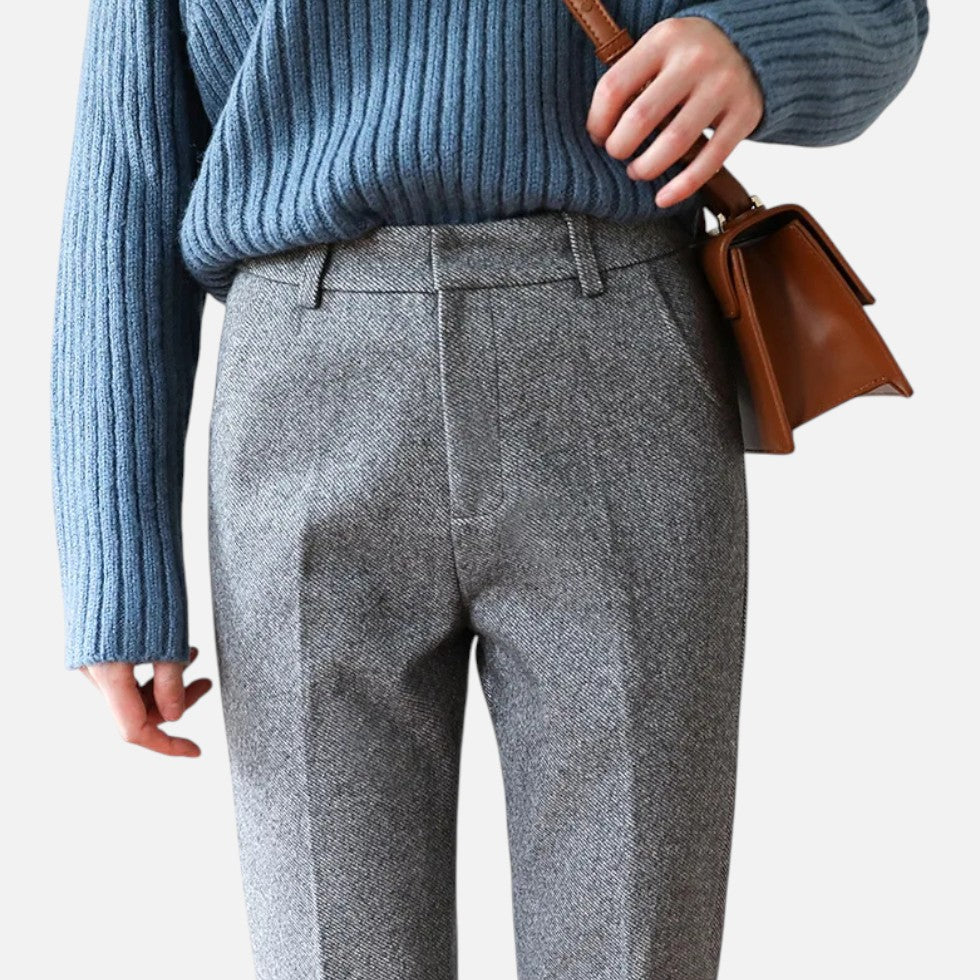 Wollhose mit geradem Schnitt