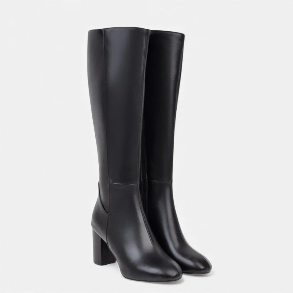 Damen Stiefel mit mittlerem Blockabsatz
