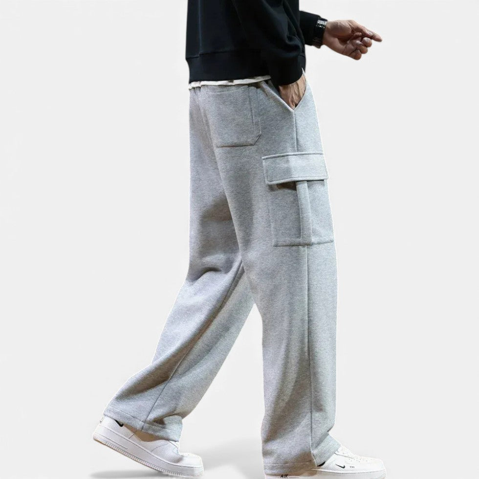 Herrenhose Freizeit Cargo mit weitem Bein