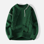 Unisex Strickpullover mit strukturierter Oberfläche