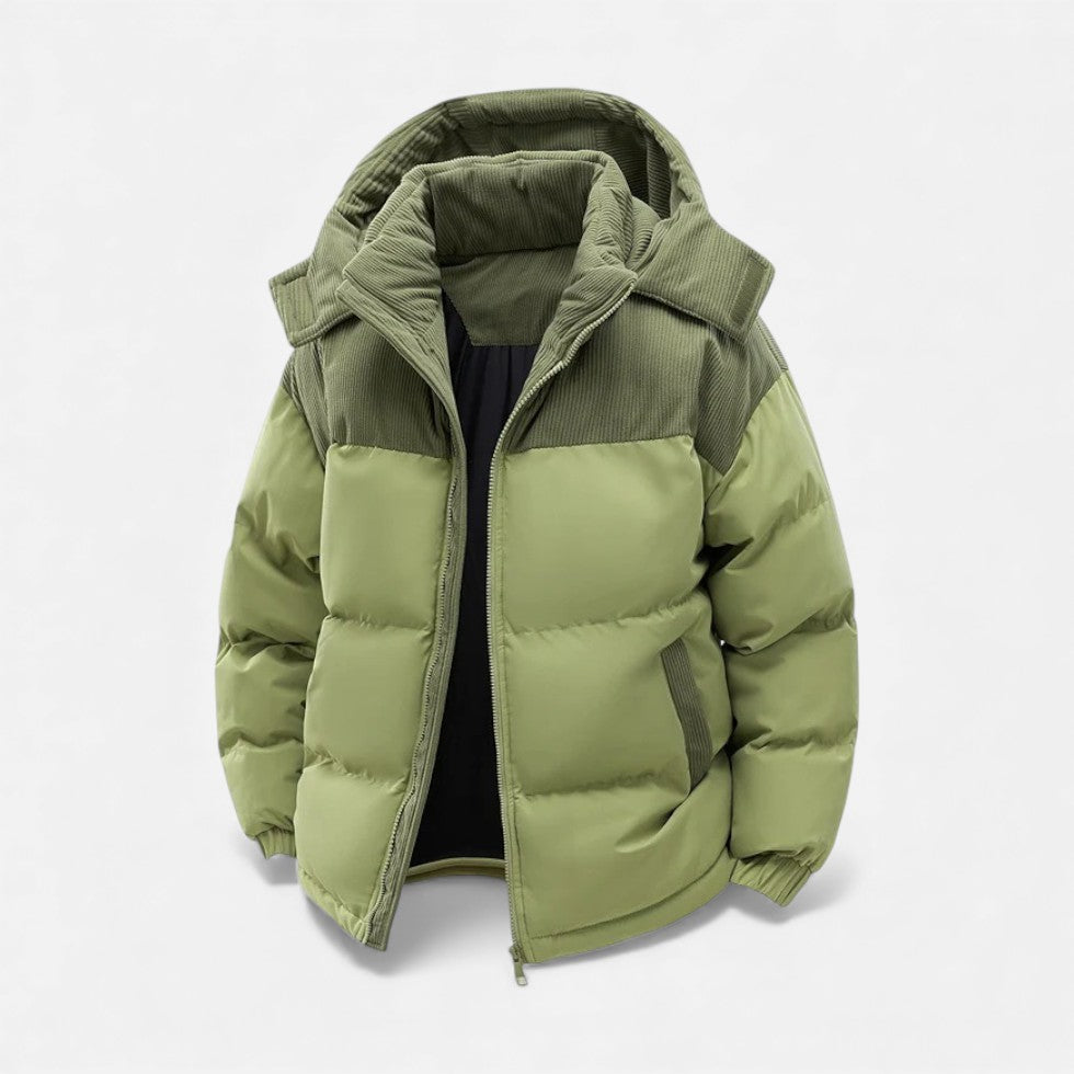 Herren Steppjacke mit Kontrastdetails