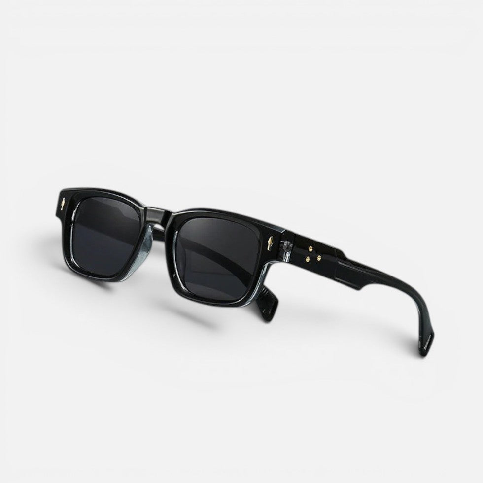 Eckiges Gestell Kunststoff Verlaufsgläser Sonnenbrille