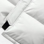 Langer wattierter Wintermantel