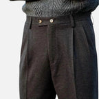 Herren Stoffhose mit weiter Passform