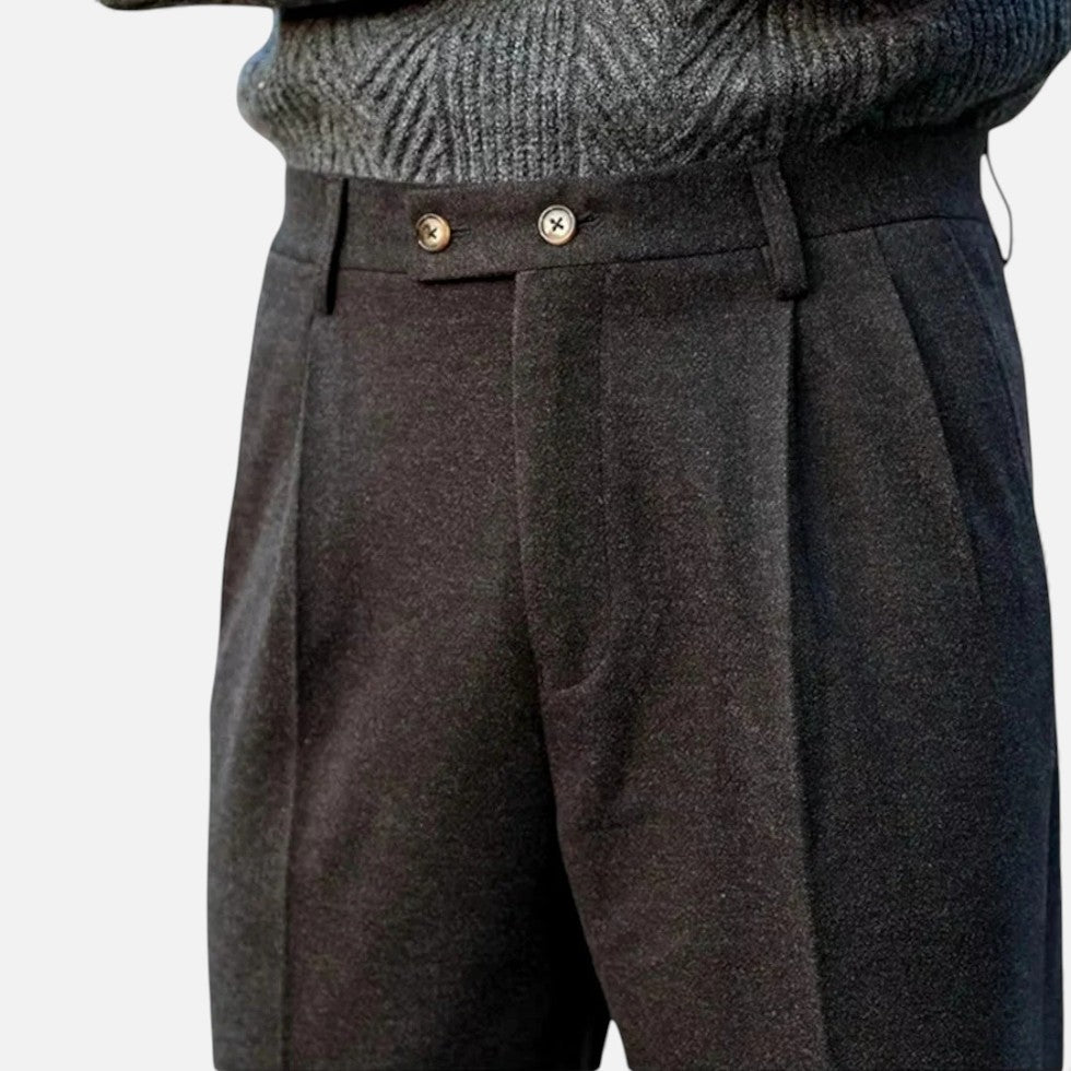 Herren Stoffhose mit weiter Passform