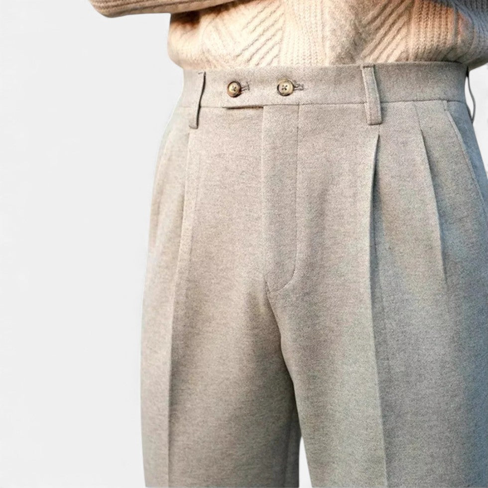 Herren Stoffhose mit weiter Passform