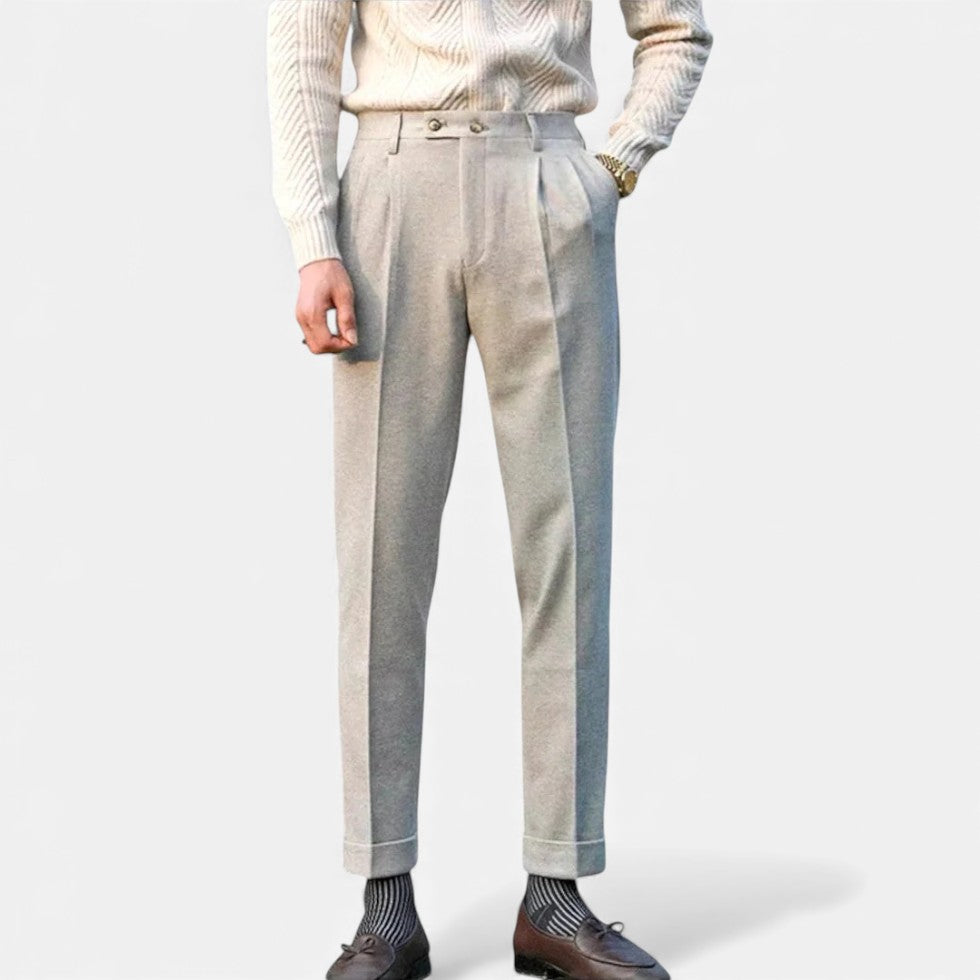 Herren Stoffhose mit weiter Passform