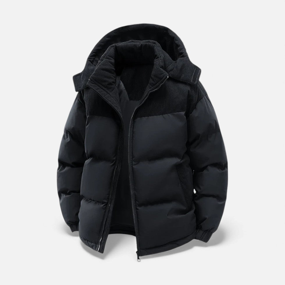 Herren Steppjacke mit Kontrastdetails