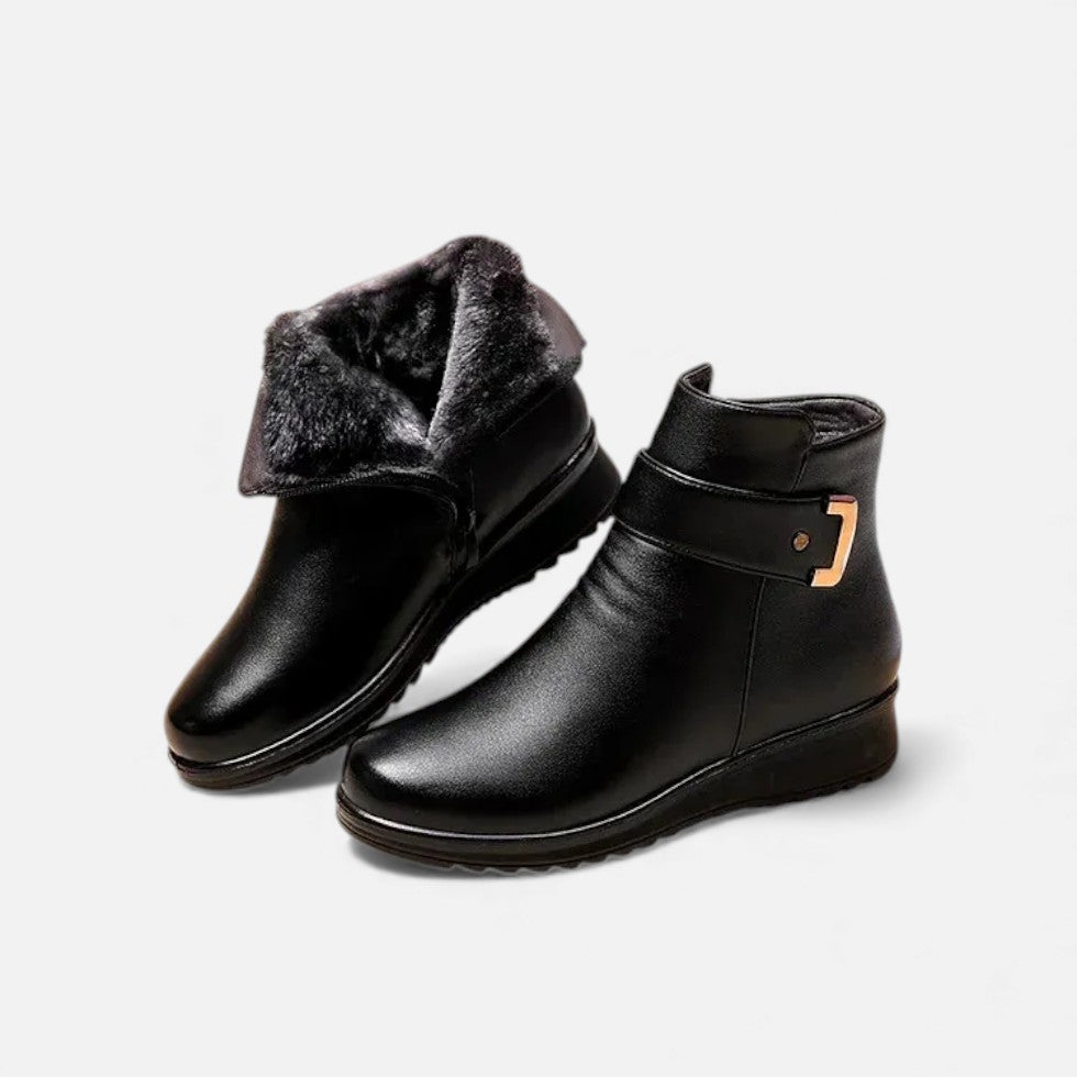 Damen Winterstiefeletten mit Fellfutter