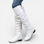 Women's Over-the-Knee Boots with Block Heel