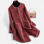 Kuscheliger Oversize Damen Mantel mit Teddyfelloptik