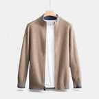 Herren Kaschmir Strickjacke mit weichem Material