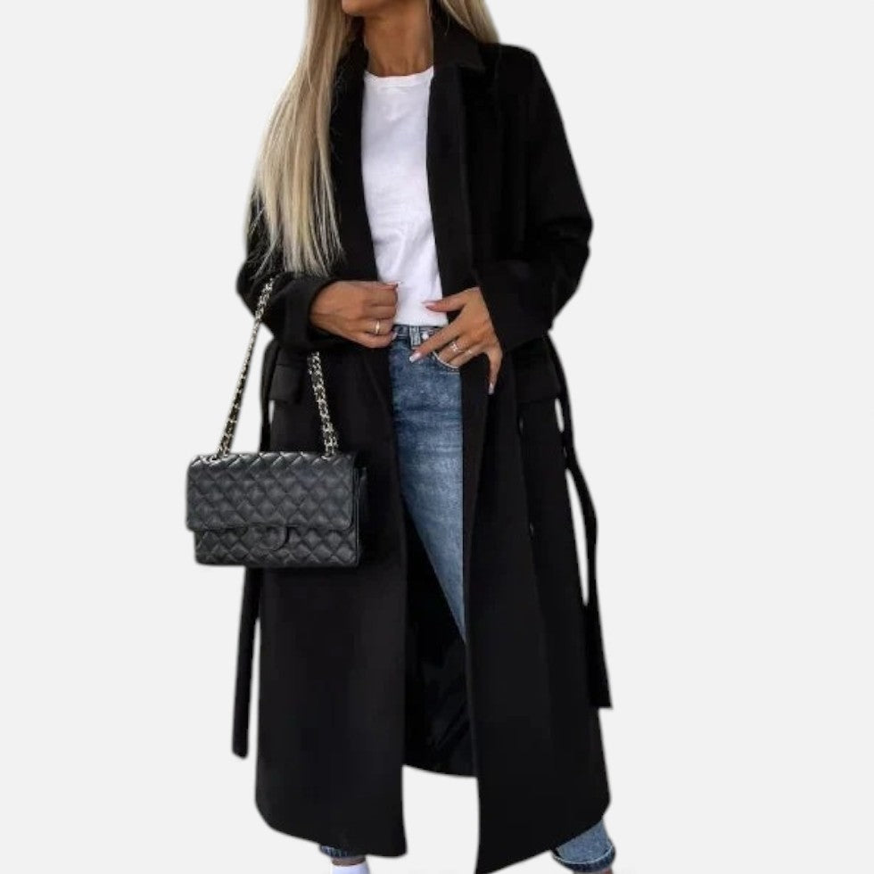 Damen Trenchcoat mit Bindegürtel