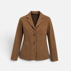 Blazer Langarm Reverskragen Knopfleiste Taschen