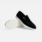 Herre Loafer Slip-On Mokkasin Ruskind-look
