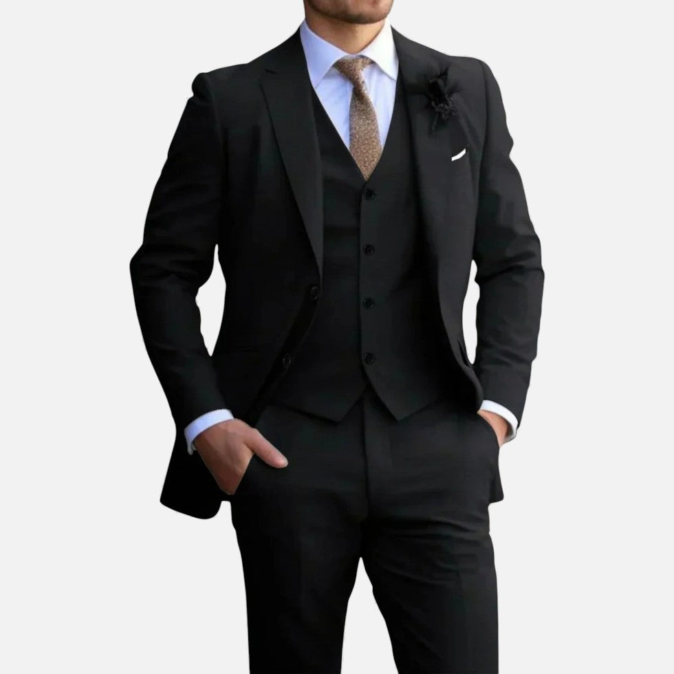 Eleganter Herren Anzug mit Weste