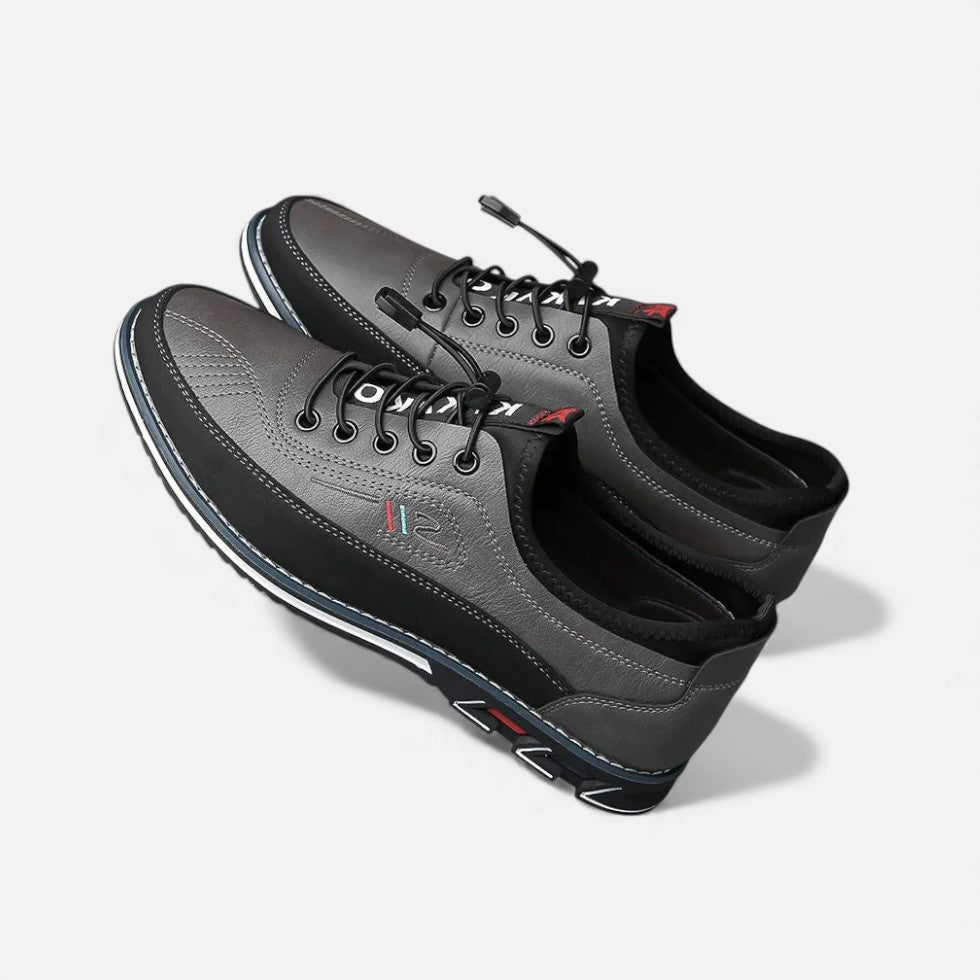 Herren Freizeitschuhe mit Schnürung und strukturierter Sohle