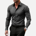 Herren Slim Fit Langarmhemd