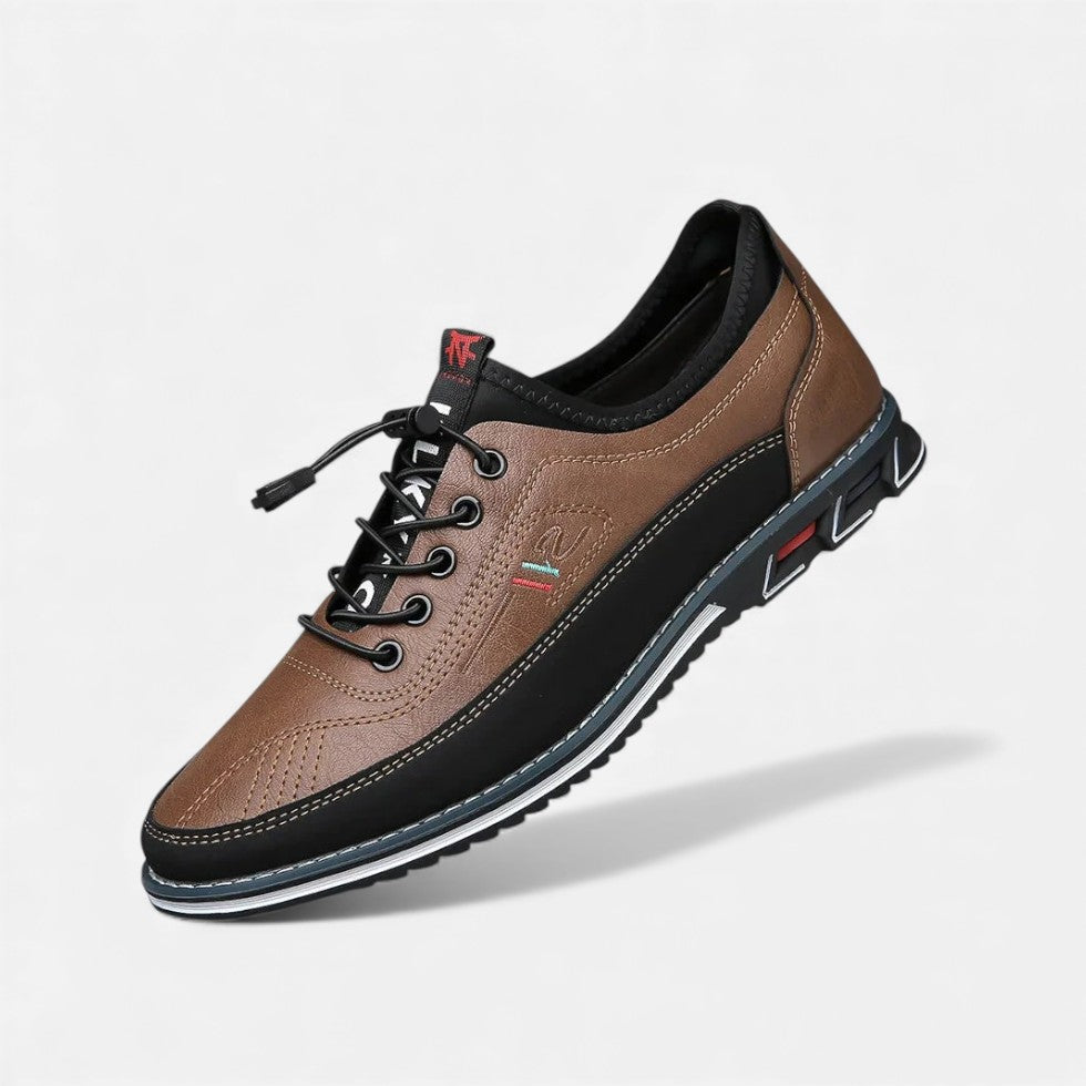 Herren Freizeitschuhe mit Schnürung und strukturierter Sohle