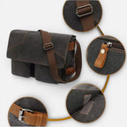 Umhängetasche mit Überschlag und Laptopfach