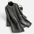 Kuscheliger Oversize Damen Mantel mit Teddyfelloptik