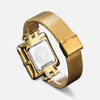 Unisex Armbanduhr mit quadratischem Gehäuse